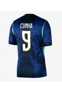Brasilia Matheus Cunha #9 Jalkapallovaatteet Vieraspaita MM-kisat 2026 Lyhythihainen